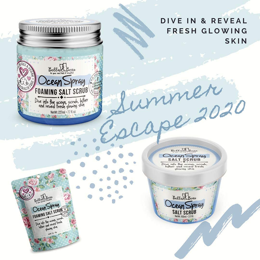 Exfoliante en aerosol sin sulfatos parabenos Bella and Bear