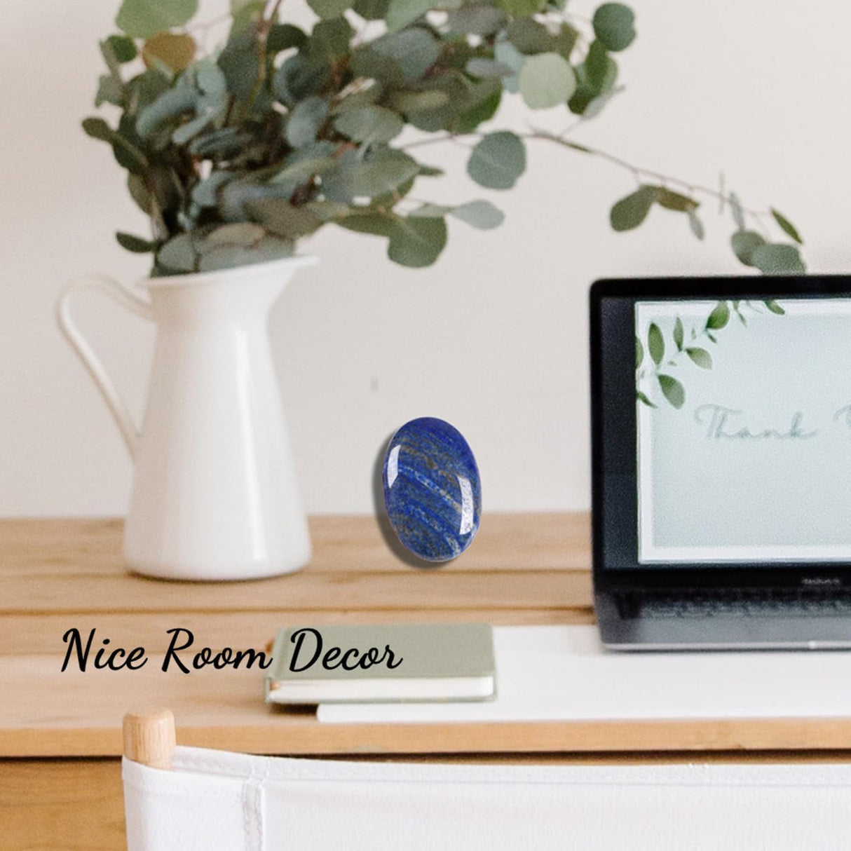 Cristales de lapislázuli de 2.4 pulgadas, piedras preciosas