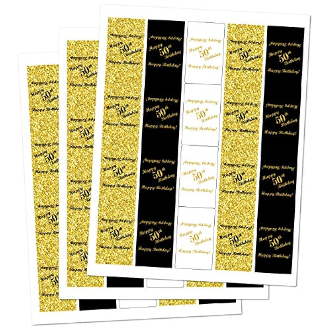 RokAPary - Papel de regalo para caramelos, diseño de 50º