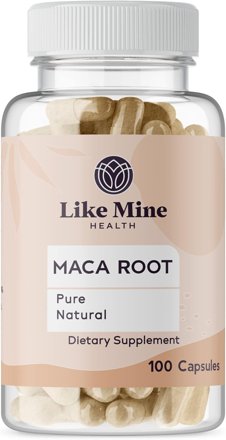 Mía Mine Maca Root 100 Cápsulas Puras Sin Rellenos