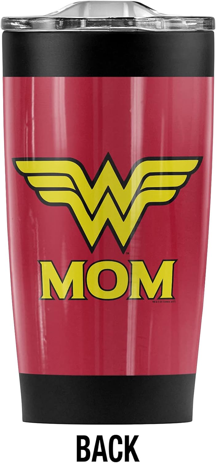 Taza de viaje Wonder Woman 20 oz, acero inoxidable, aislada