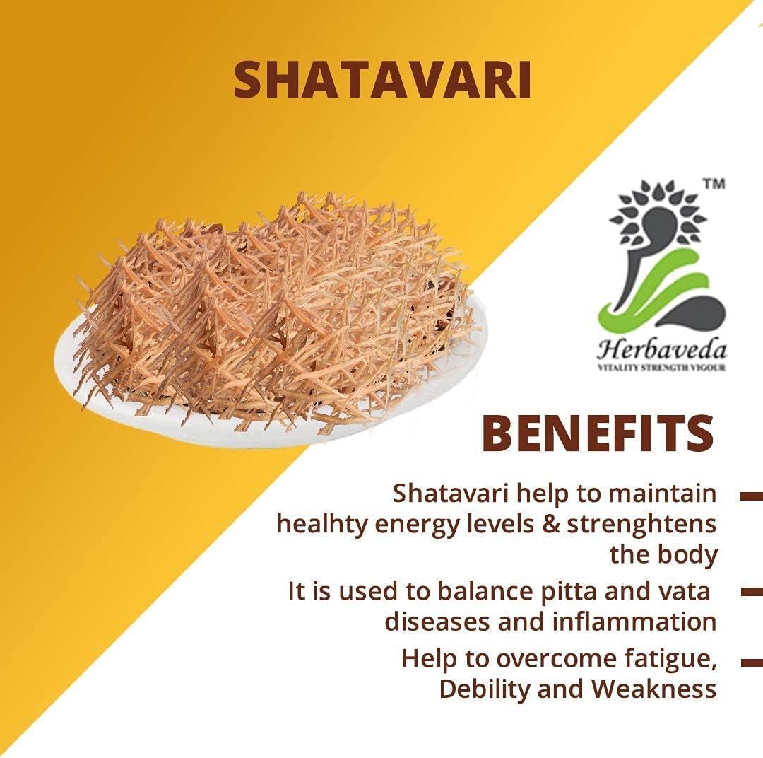 Suplemento PUB Peeli shatavari 500g Yellow shatavar Root