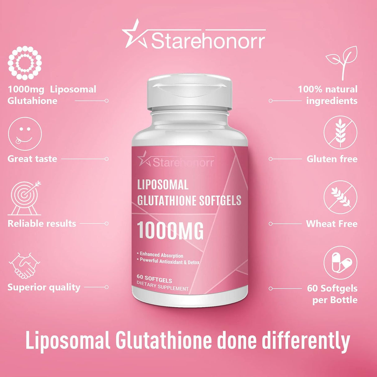 Suplementos Alimenticios Cápsulas blandas de glutatión