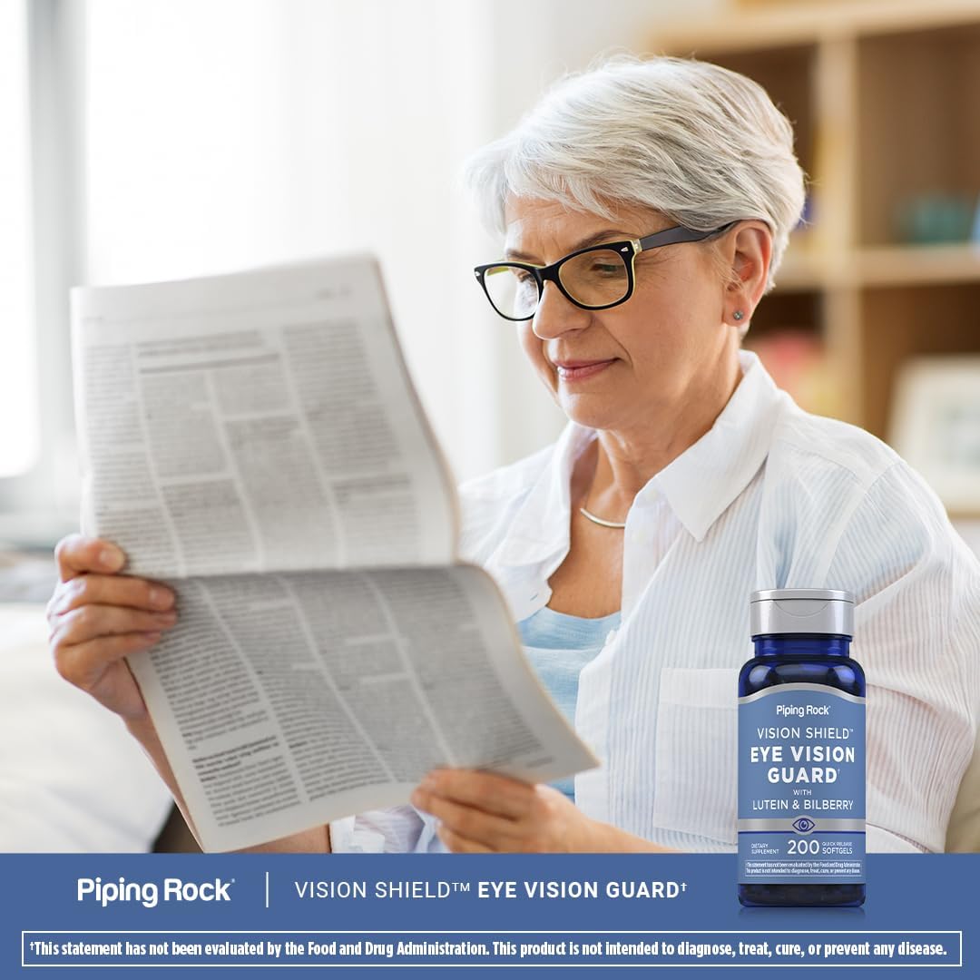 Piping Rock Suplementos de luteína y zeaxantina 200 cápsulas