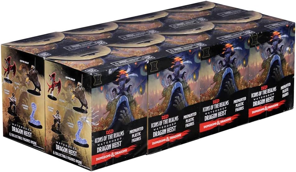 Miniaturas WizKids D&D: Waterdeep Dragon Heist Booster Brick (8)