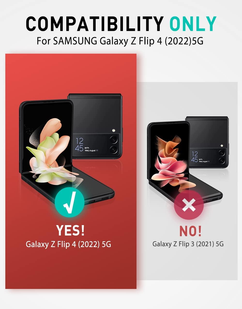 i-Blason Armorbox Series - Funda resistente para Samsung Galaxy Z Flip 4 5G (2022), carcasa resistente de cuerpo completo con reducción de golpes y parachoques (roido)