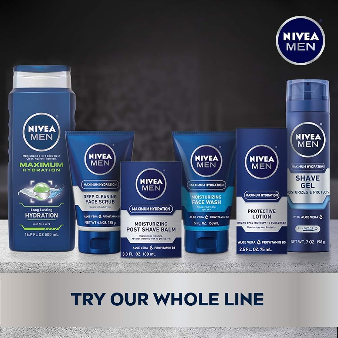 Loción facial de máxima hidratación NIVEA para hombres