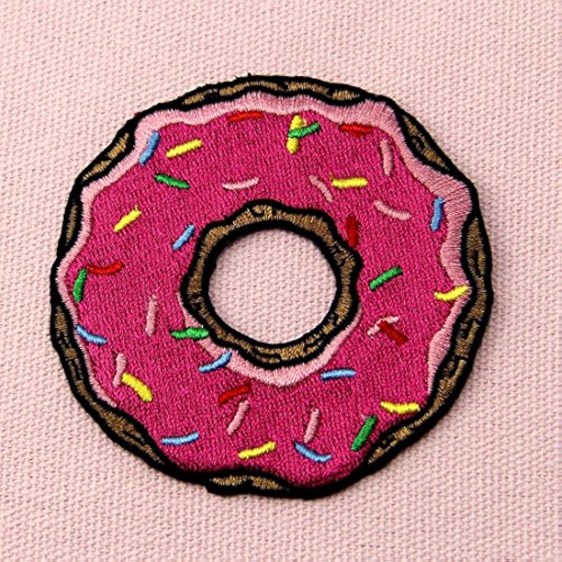 Donuts rosa fresa Donut Sweet Candy parche insignia