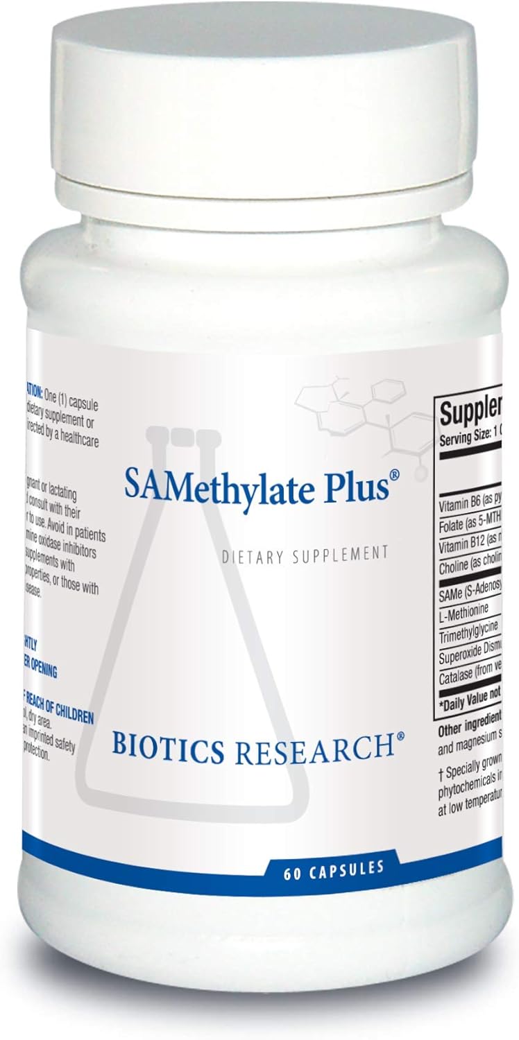 Suplemento BIOTICS Investigación SAMethylate Plus Same 60 un