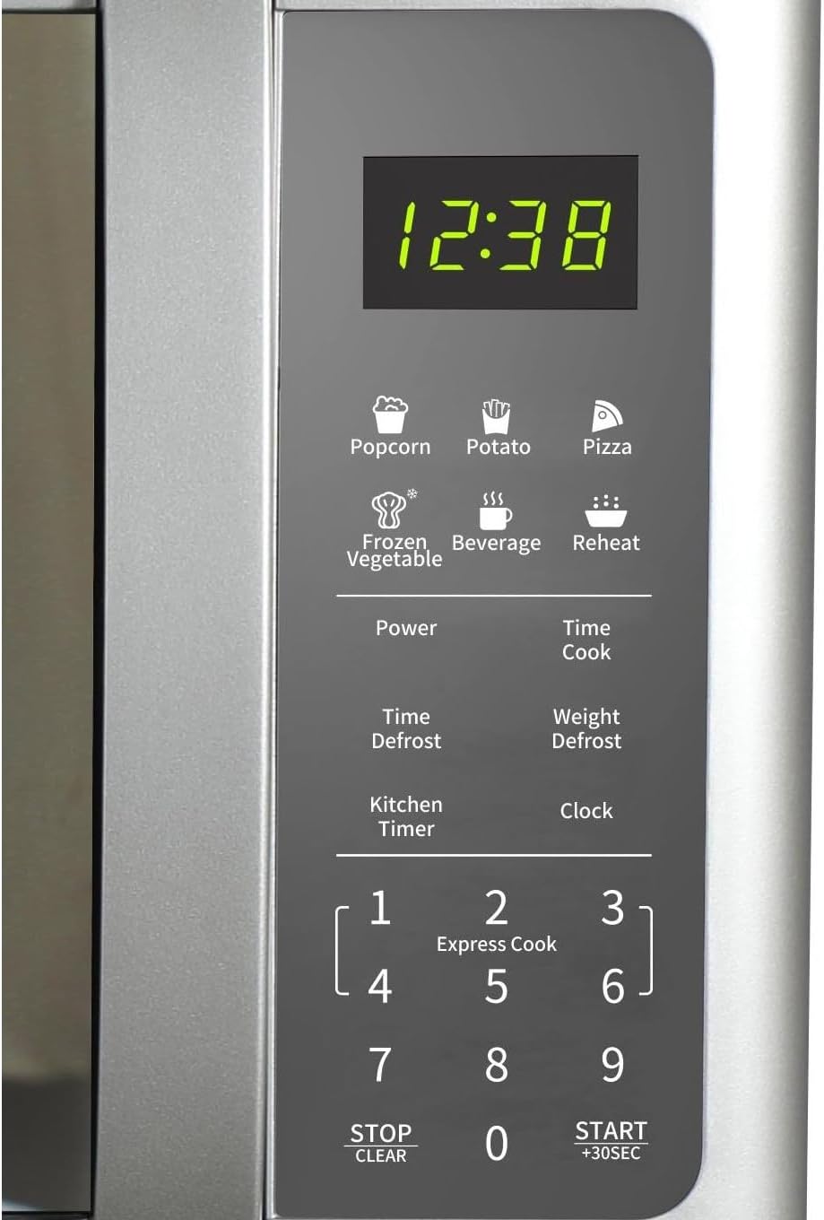 Horno de Microondas Emerson MW7601SL, 0.7 Cu. Ft, 10 Niveles