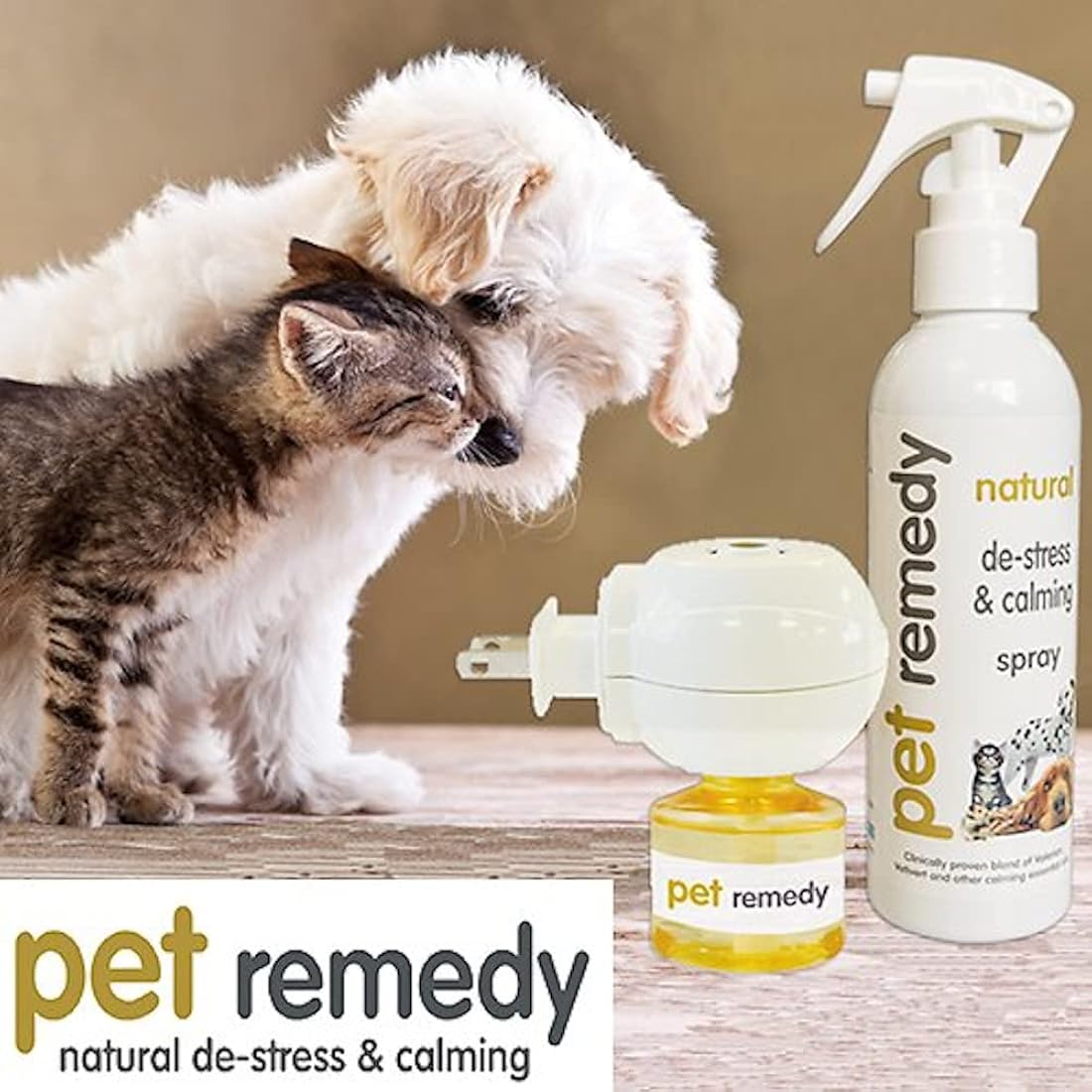 Spray natural para desestrés de gatos Pet Remedy