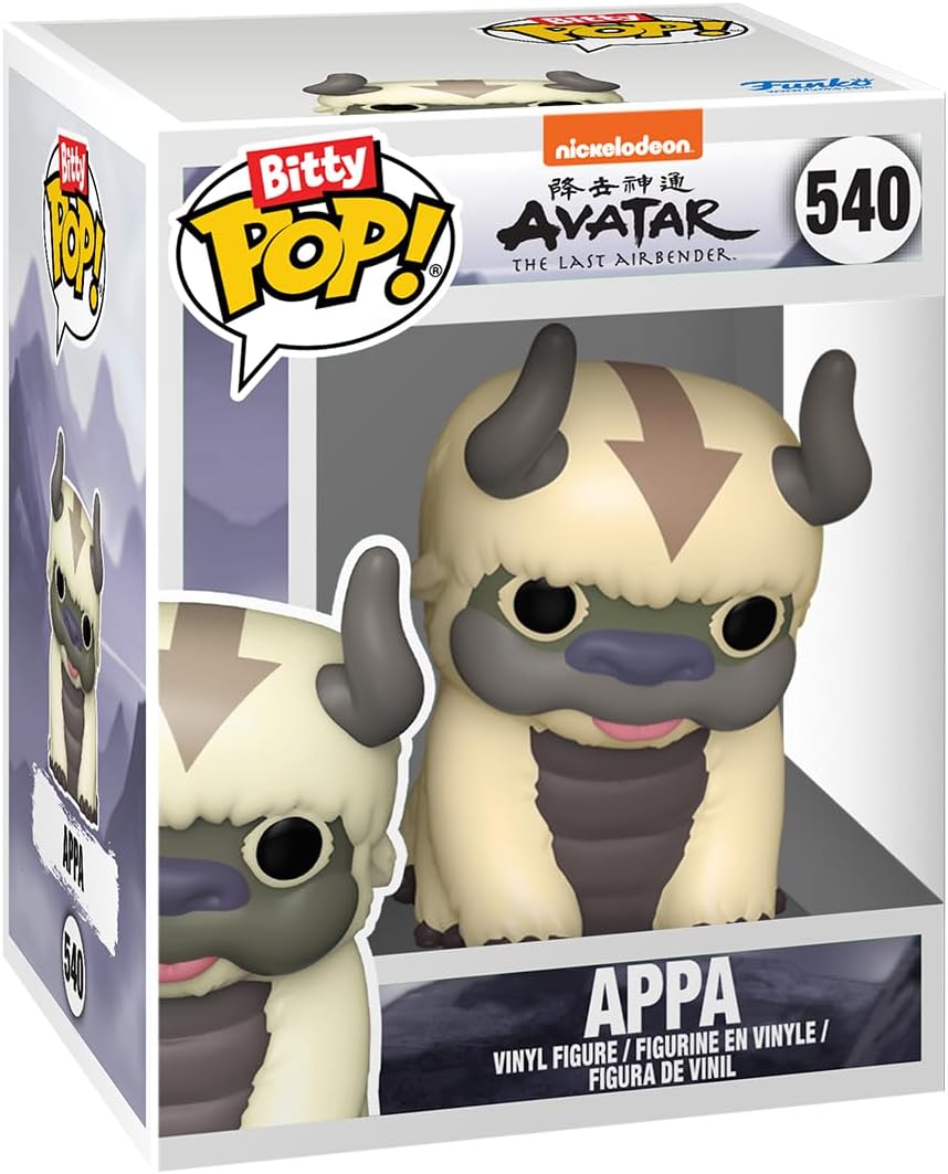 Funko Bitty Pop! Avatar: Aang, Appa, Toph y figura sorpresa