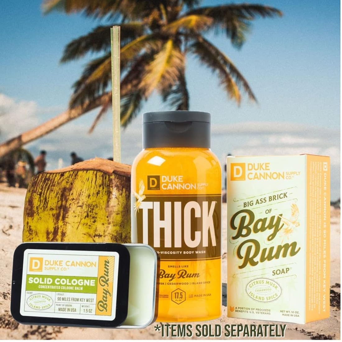 Perfumes sólida para hombres ron de bahía