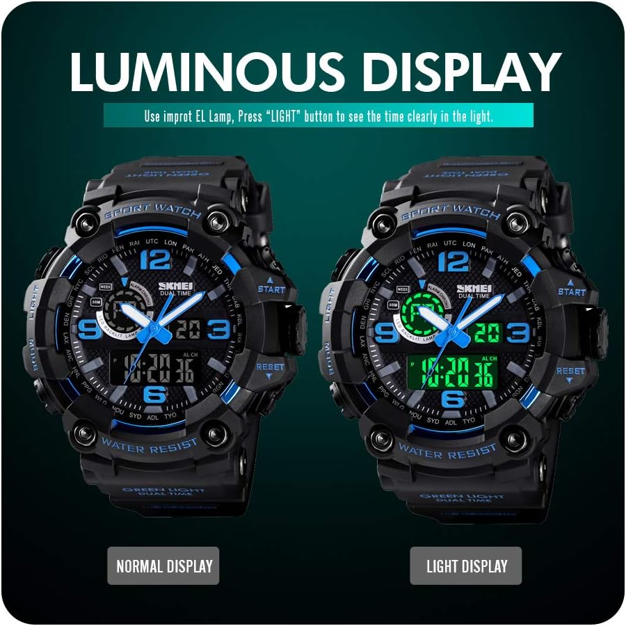 Reloj digital militar para hombre relojes analógicos