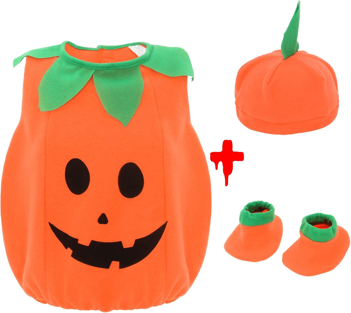 Disfraz de Calabaza EOZY para Niños, Halloween, Fiesta Escolar