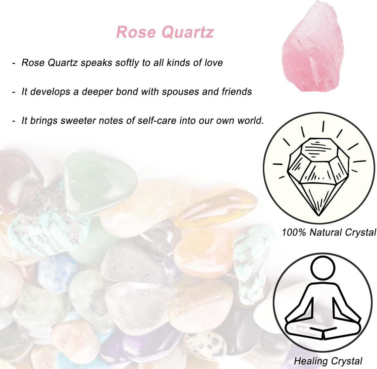 Cuarzos Rosa Crudos Grandes para Sanación y Decoración