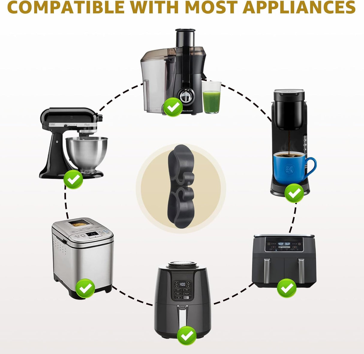 Deslizante para batidora KitchenAid 4.5-5 Qt con organizador