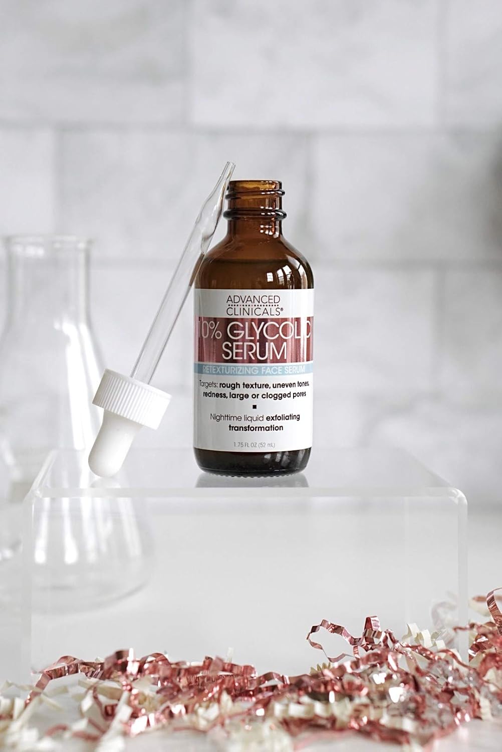 Advanced Clinicals Suero de cáscara glicólica tratamiento