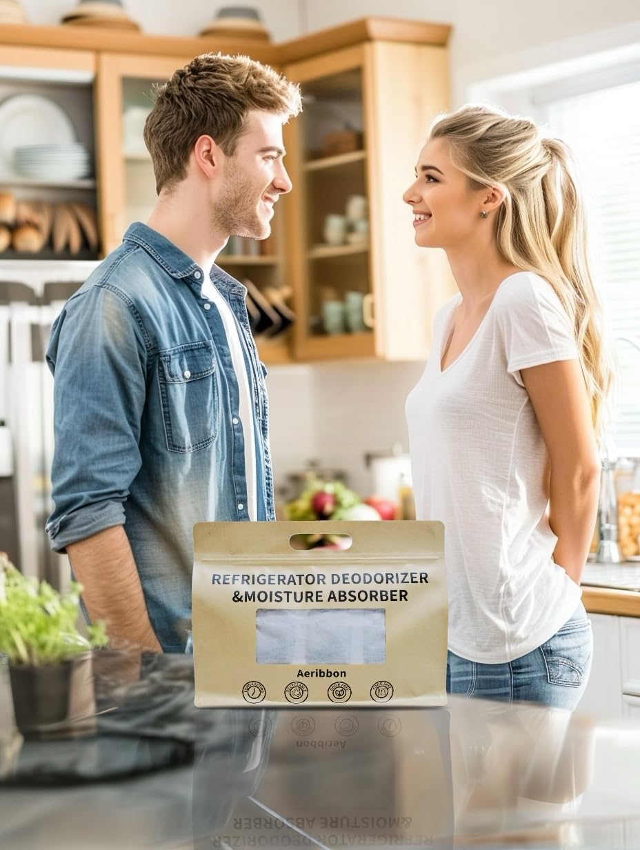 Desodorizador Refrigerador 2 Pack, Absorbe Olores y Humedad