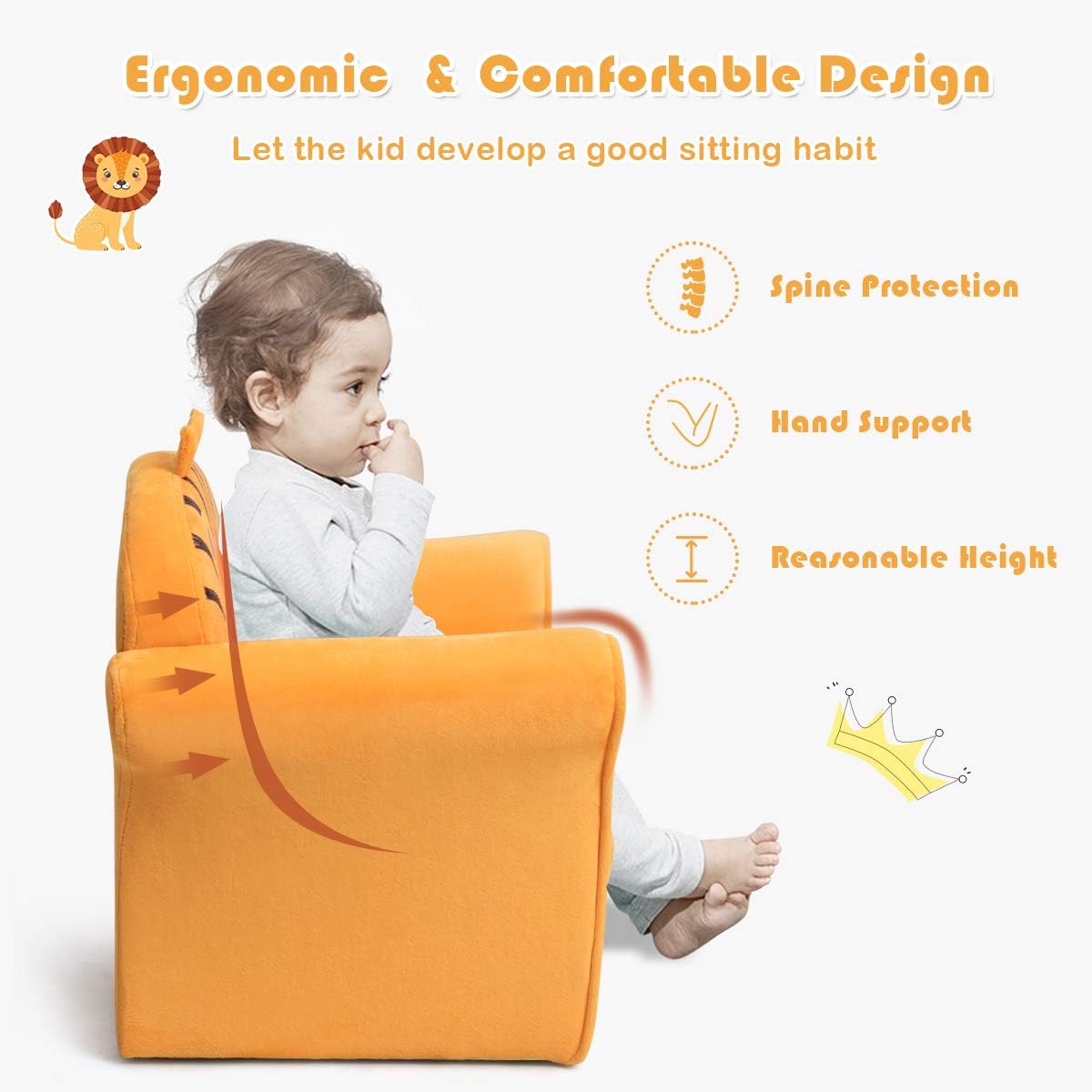 muebles para niños con construcción de madera.Costzon.