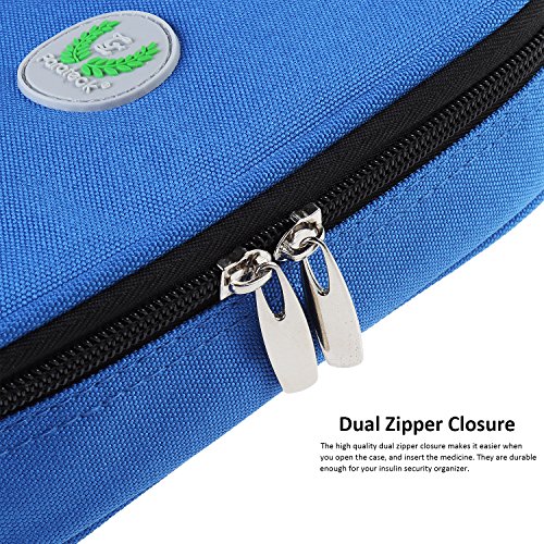 Estuche para enfriador de insulina.