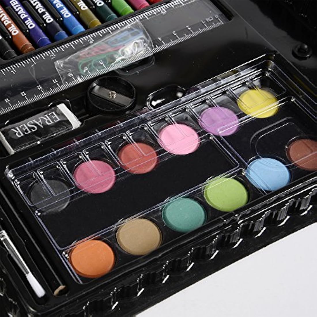 Juego de arte de lujo para niños con estuche de plástico