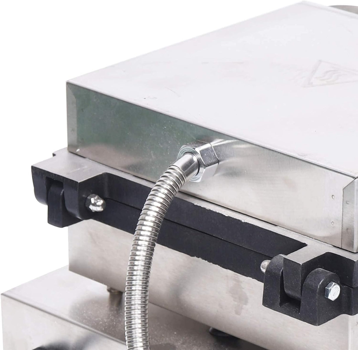 Máquina de Waffles Comercial 1500W 6 Piezas Control de Temperatura