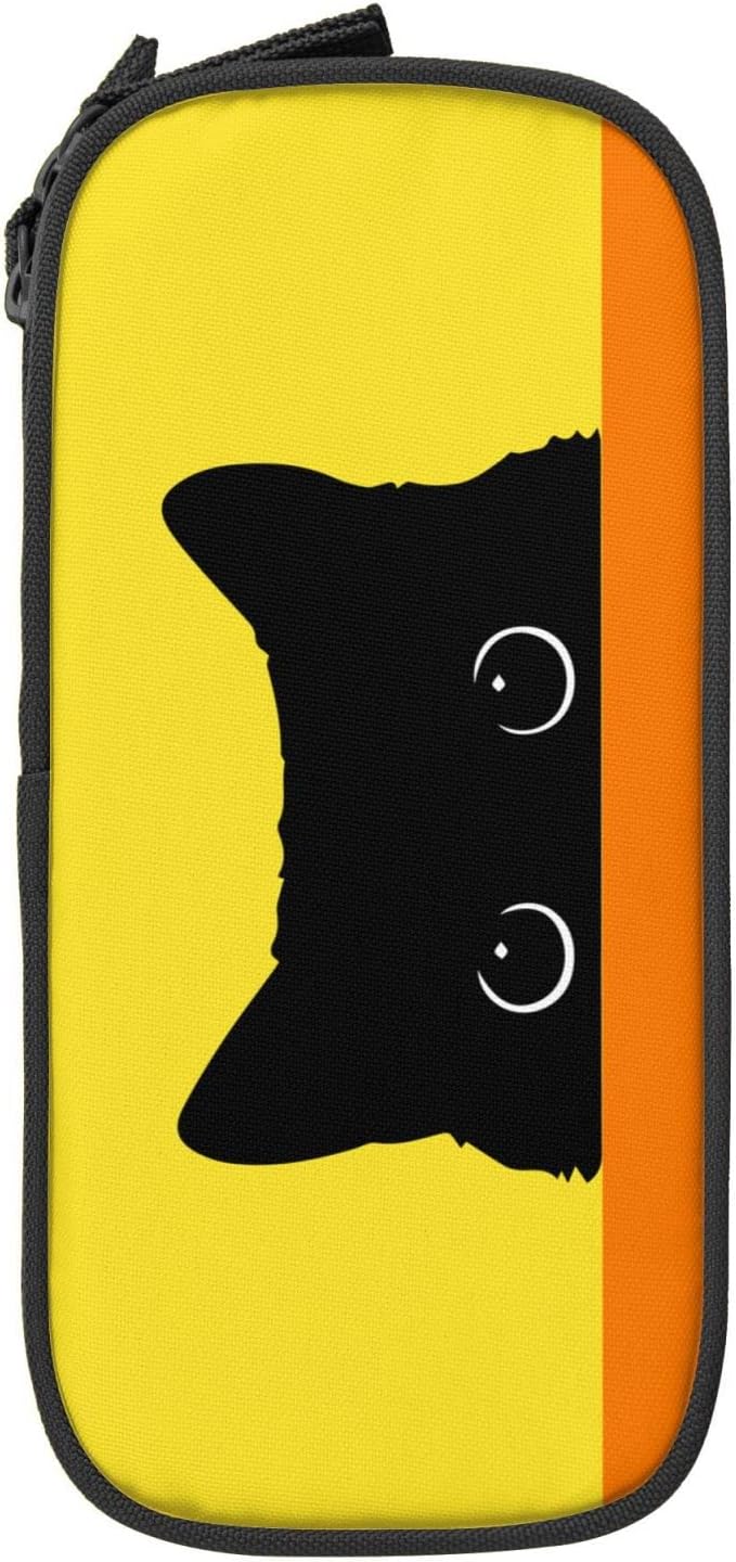 Estuche Gato Negro Divertido Gran Capacidad