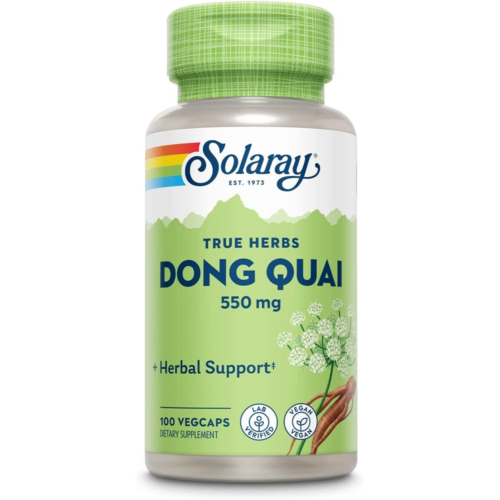 Suplemento Dong Quai Root 550 mg Apoyo menopáusico saludable