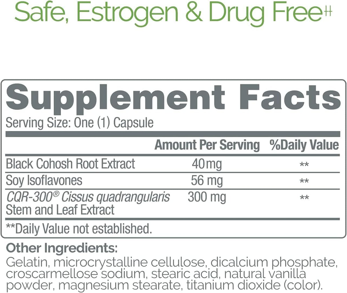 Suplemento de control de peso 30 cápsulas Estroven