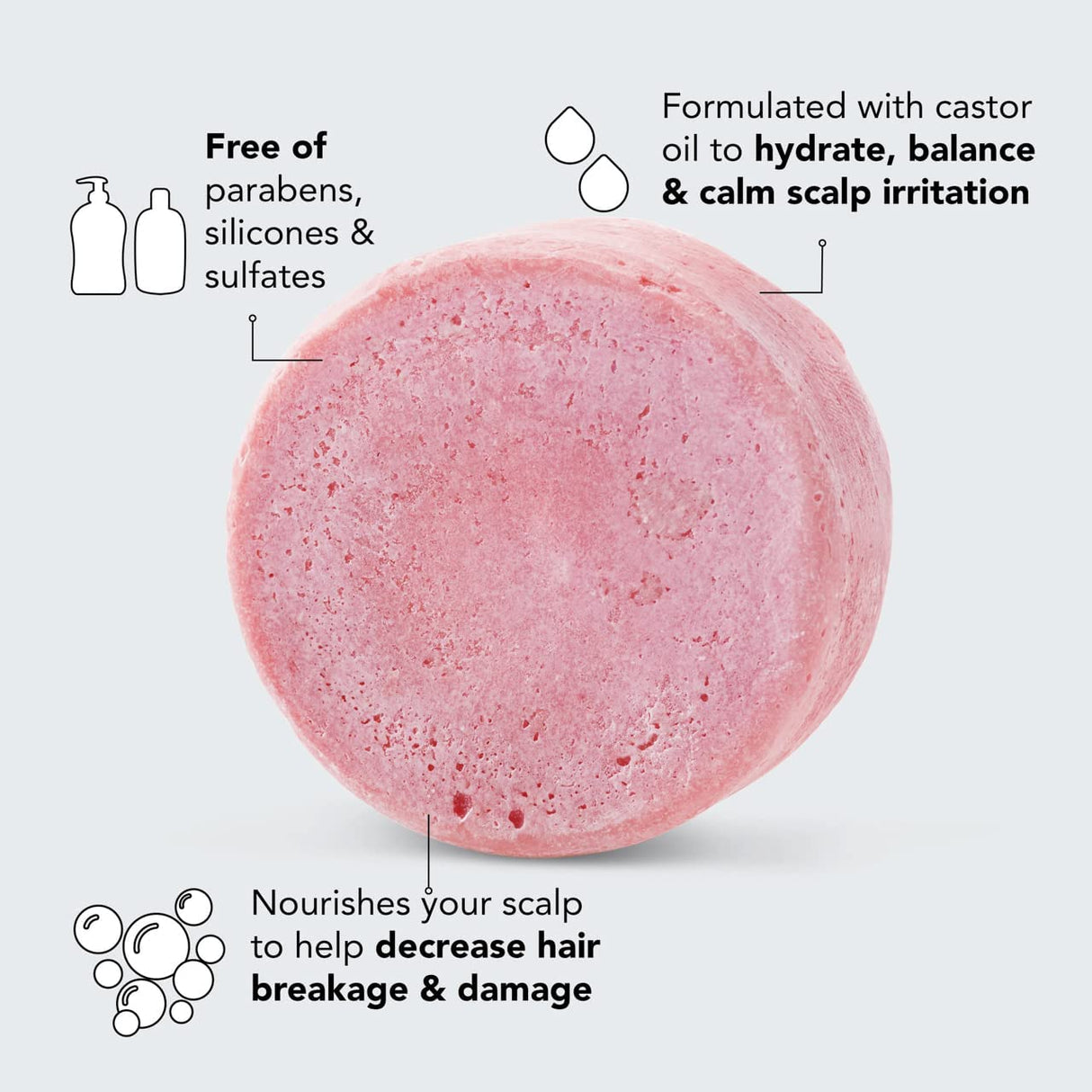 aceite de ricino profesional - Champú ecológico sin botella