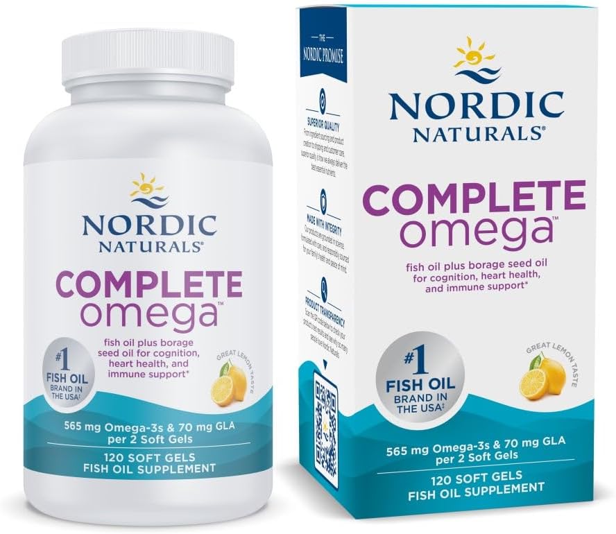 Nordic Naturals Omega Completo 120 cápsulas, EPA&DHA, GLA