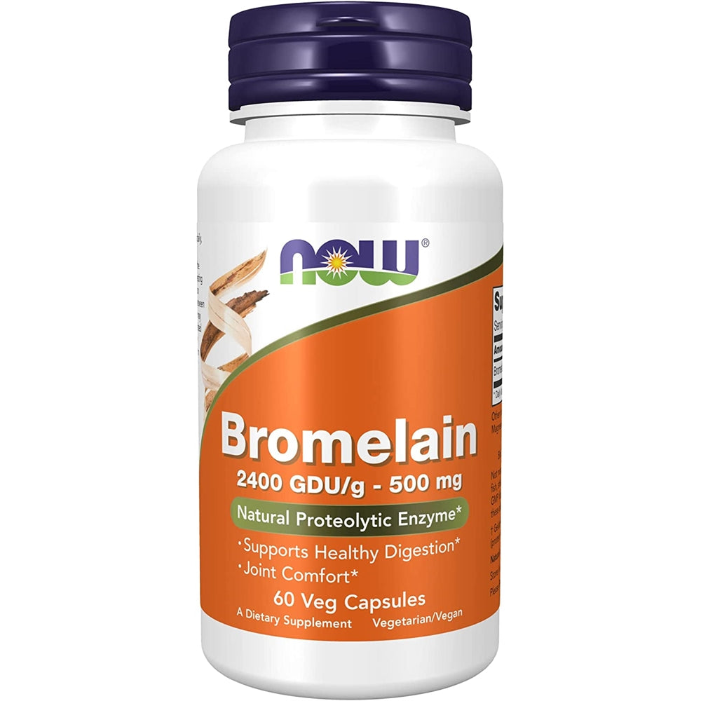 Suplementos Alimenticios Bromelina 60 cápsulas vegetales