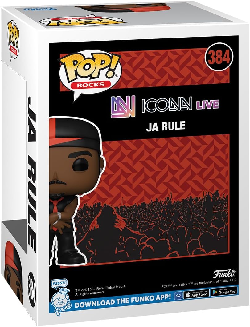 Funko Pop! Rocks: Ja Rule - ICONN Live Figura Coleccionable