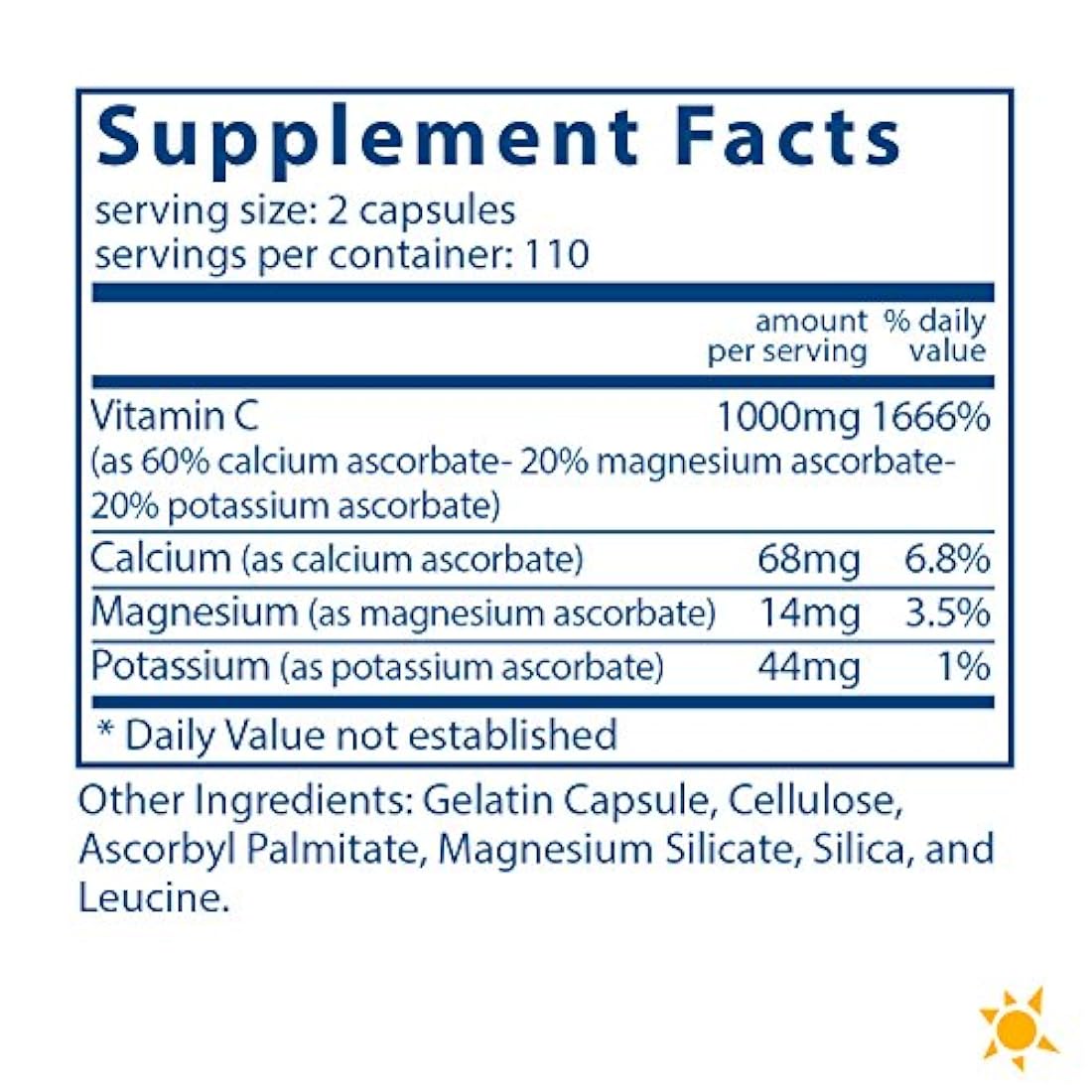 Nutrientes vitales búfer C 500 mg suave vitamina C persona