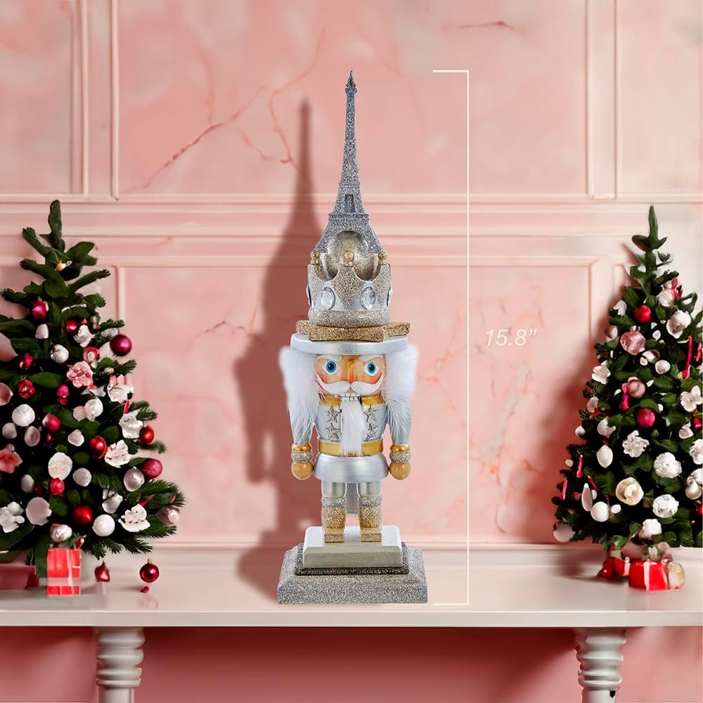 Nutcracker de Hollywood Kurt Adler, 15 Paris, decorativo y festivo