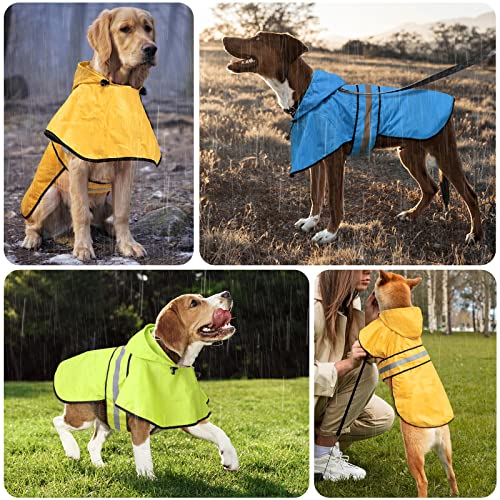 Weesiber Impermeable ajustable impermeable para perros