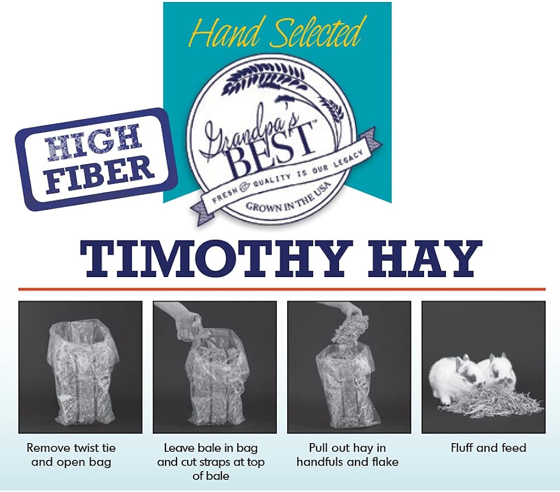 Bala de heno 5 libras Grandpa's Best Timothy