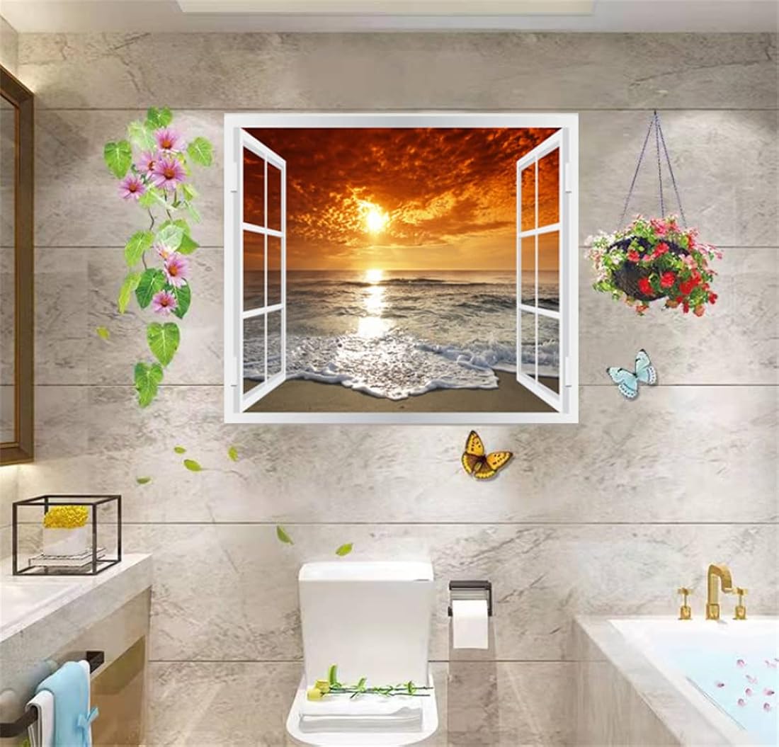 THNWSY Adhesivo autoadhesivo para pared, romántico