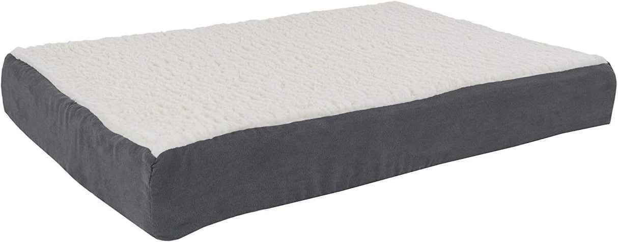 Cama ortopédica PETMAKER, 2 capas, espuma memoria 30x20.5