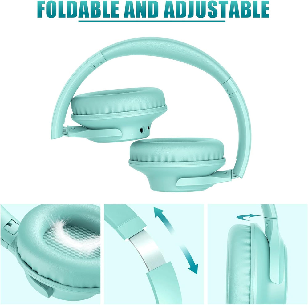 Auriculares Bluetooth KVIDIO, 65h, Microfono, Sonido HiFi