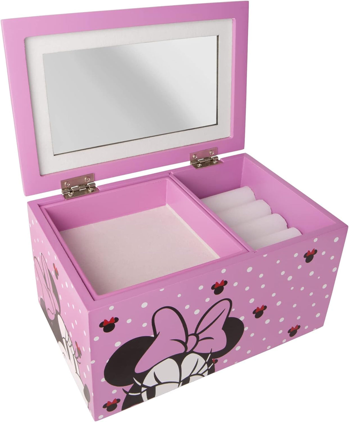 Caja organizadora de joyas de Minnie Mouse, modelo VX700651L