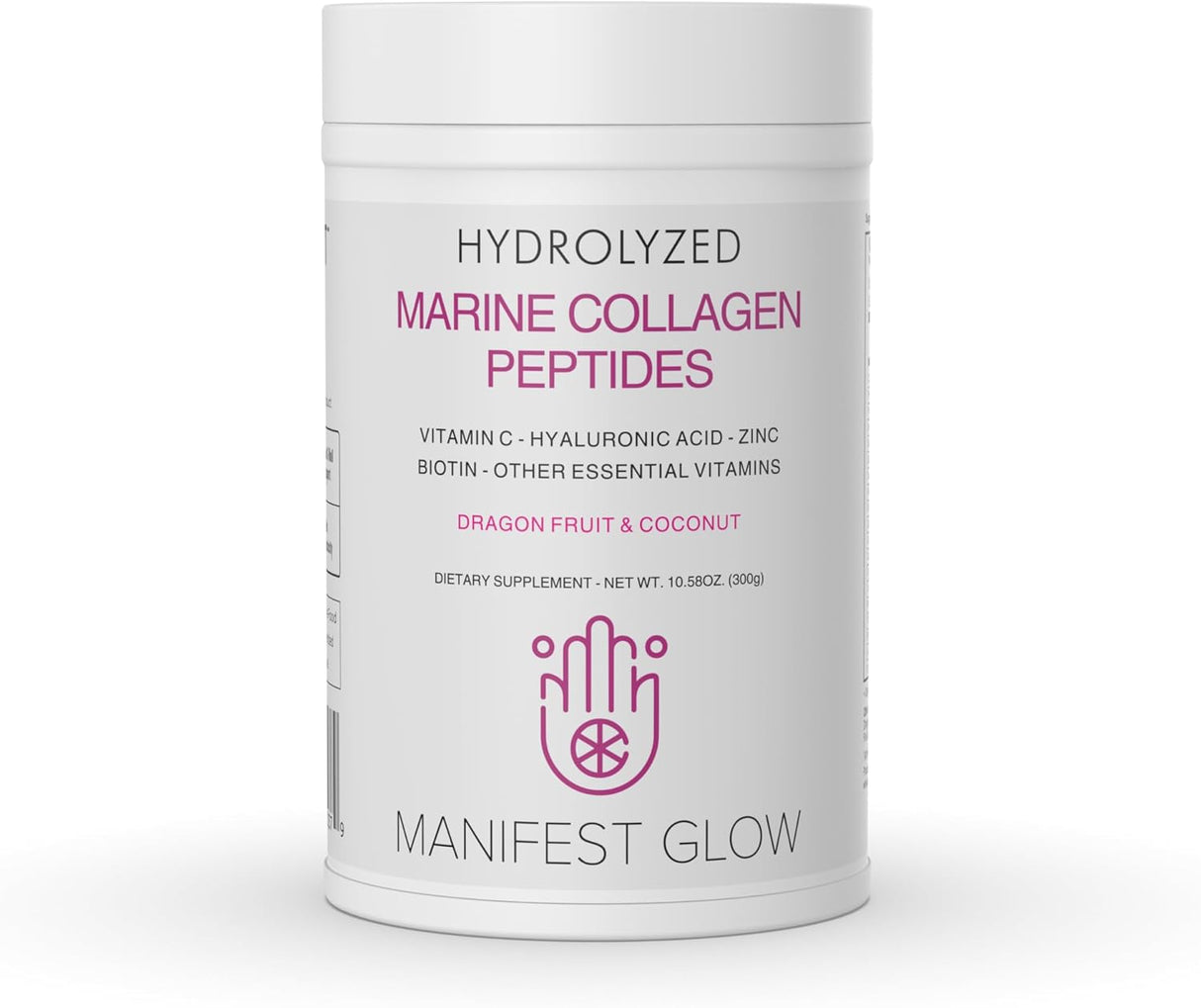 Suplemento Polvo de colágeno marino Vitamina C zinc niacina