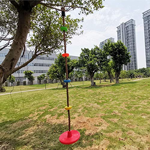 Xinlinke Árbol escalada cuerda y niños disco columpio asiento conjunto al aire libre patio patio patio patio accesorios