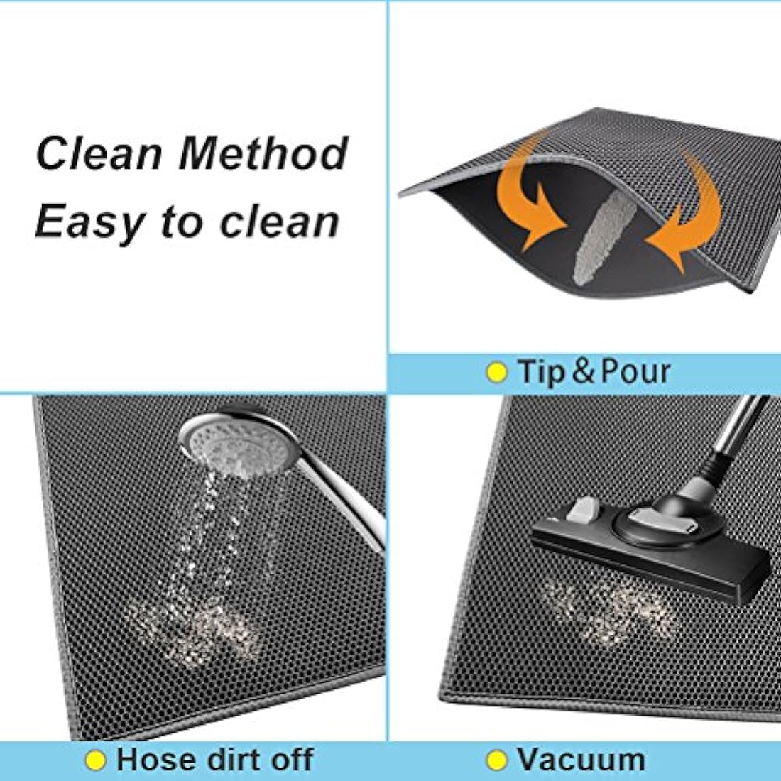 Alfombrilla para arena de gato, 30 x 24 pulgadas