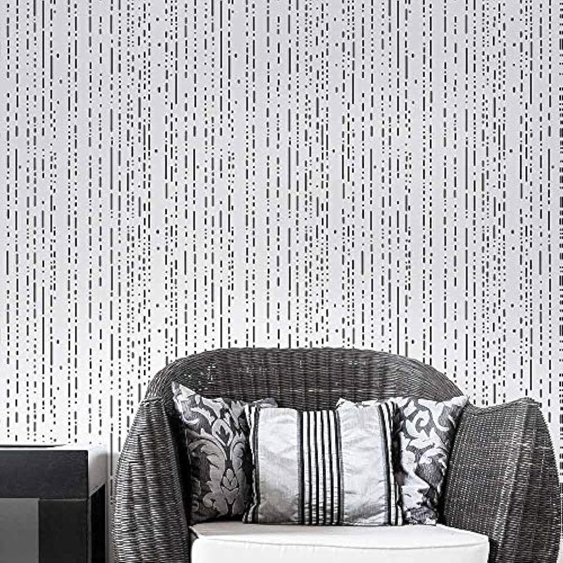 Plantilla de pared modelo de lluvia