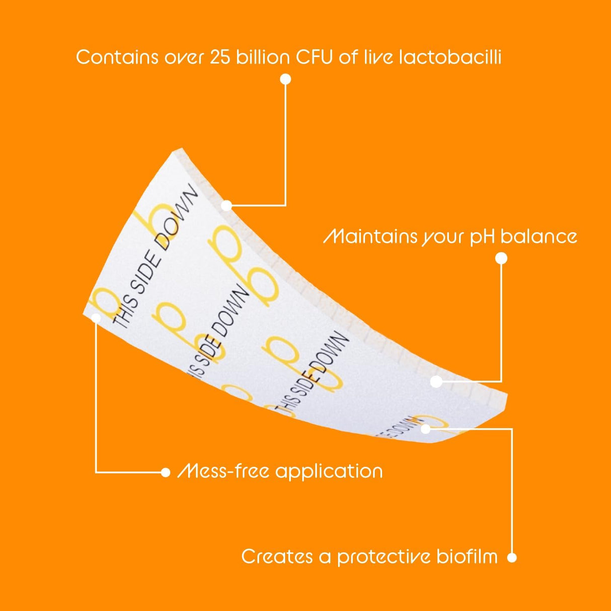 Probióticos vaginales portátiles, aplicación para infección