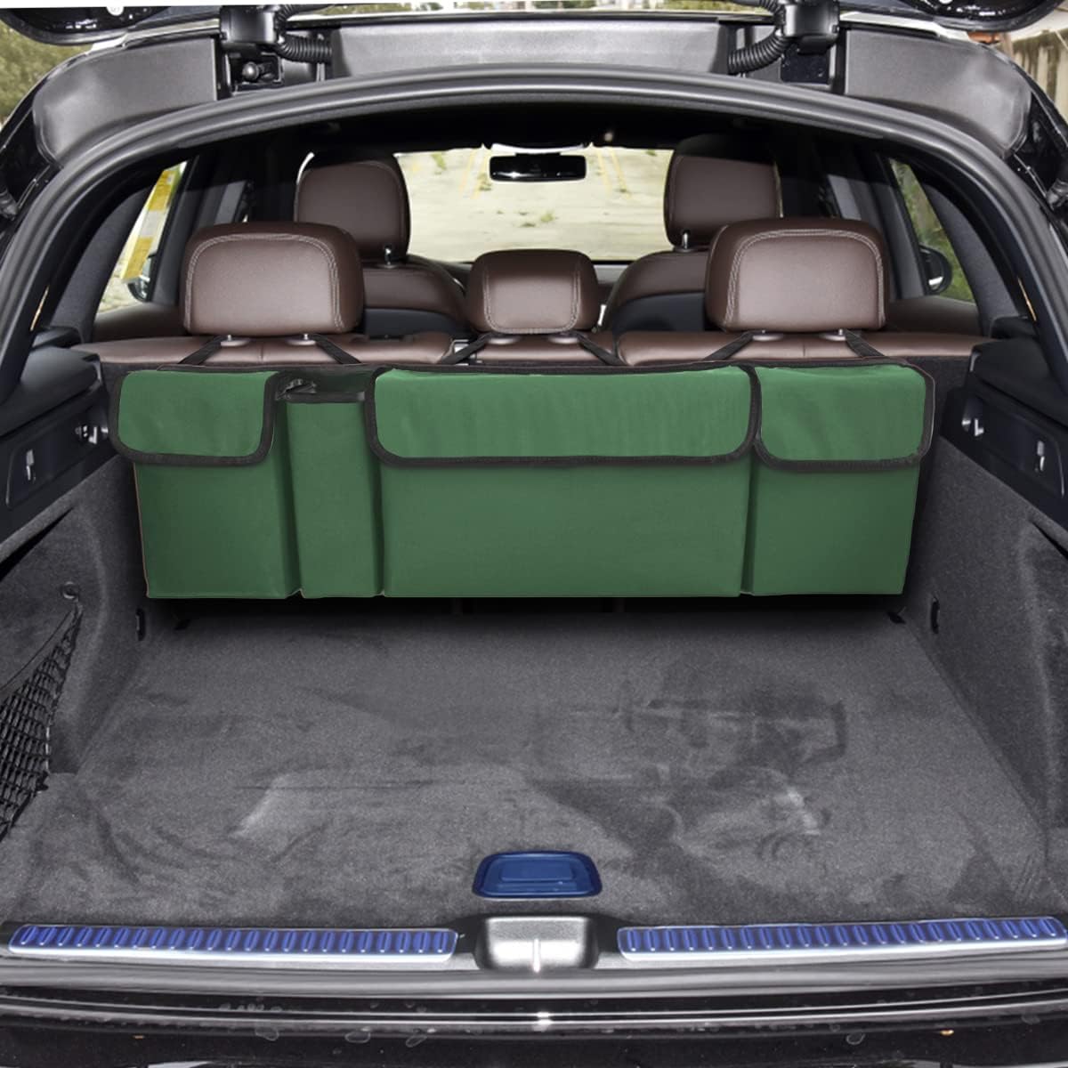 Organizador de Maletero AUCELI, Impermeable, 4 Bolsillos, Colapsable