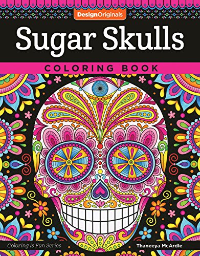 Libro de colorear de calaveras de azúcar