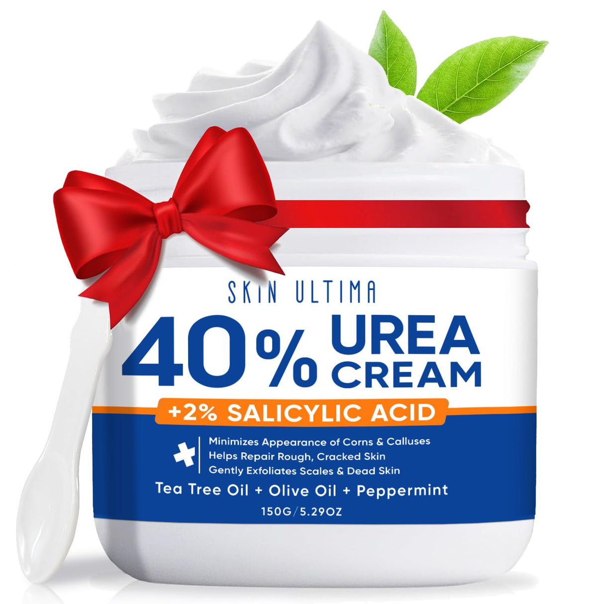 Crema de Urea 40% para Pies, 2% Ácido Salicílico, 5.29 oz